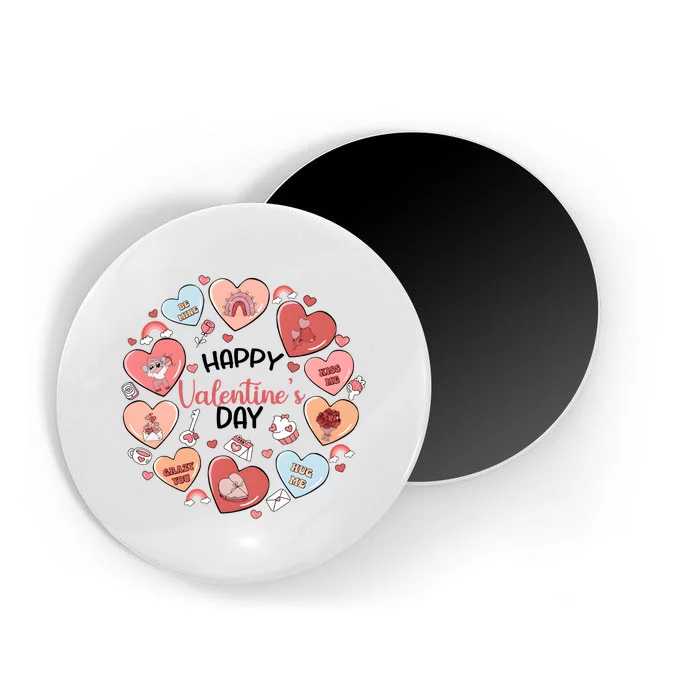 Happy ValentineS Day Conversation Hearts Valentine Magnet