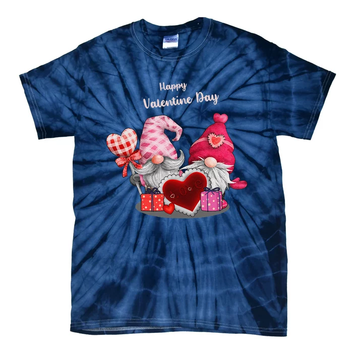 Happy Valentines Day Gnomes Heart Valentine Day For Tie-Dye T-Shirt