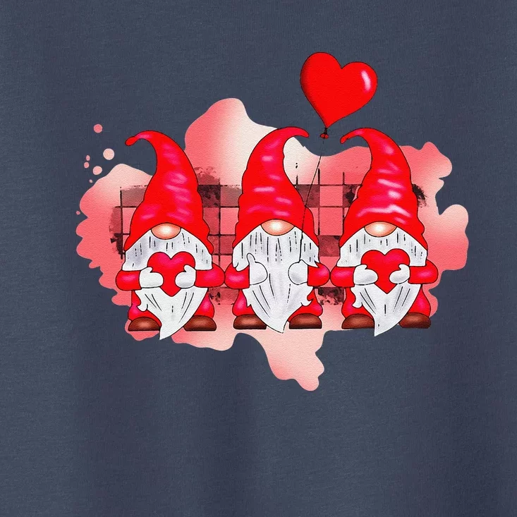 Happy Valentines Day Gnomes Heart Valentine Day Gift Toddler T-Shirt