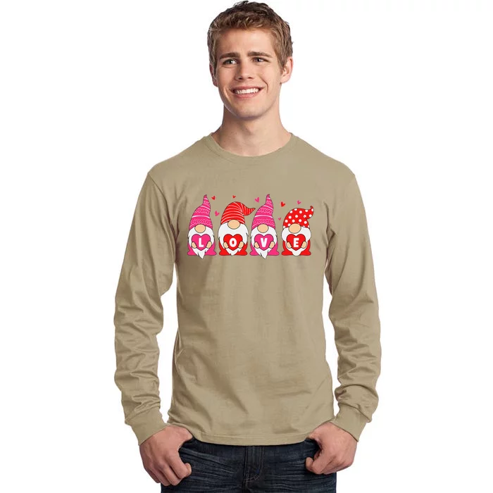 Happy Valentines Day Gnomes Love Matching Couples Tall Long Sleeve T-Shirt