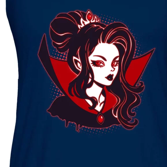 Halloween Dracula Vampire Princess Ladies Essential Flowy Tank