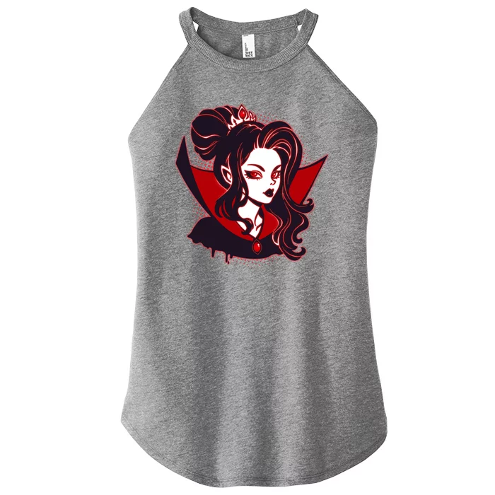 Halloween Dracula Vampire Princess Women’s Perfect Tri Rocker Tank