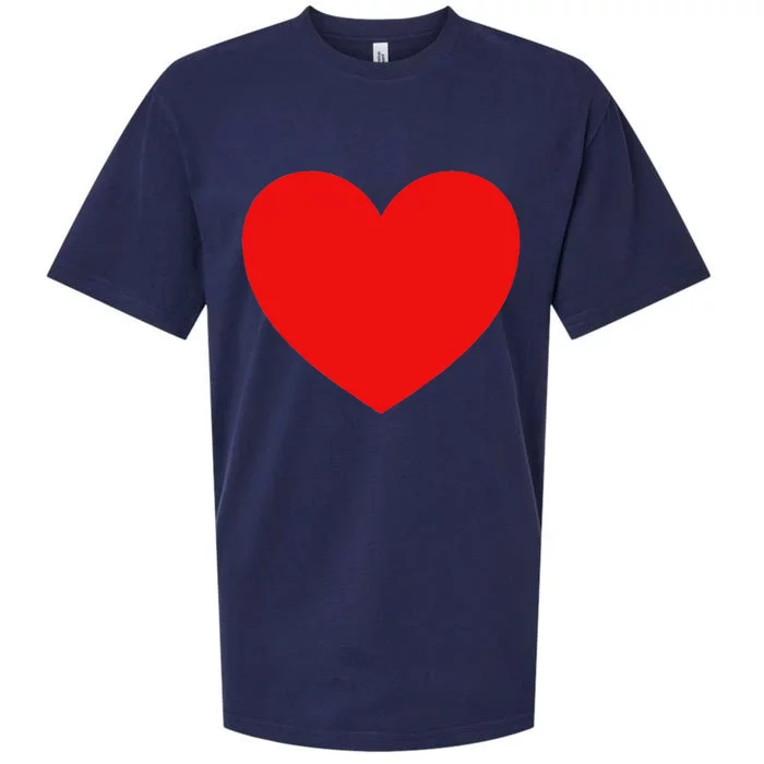 Heart Valentines Day Graphic Novelty Love Heart Sueded Cloud Jersey T-Shirt