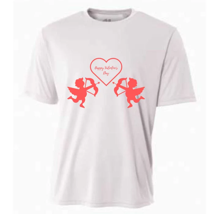 Happy ValentineS Day Cooling Performance Crew T-Shirt