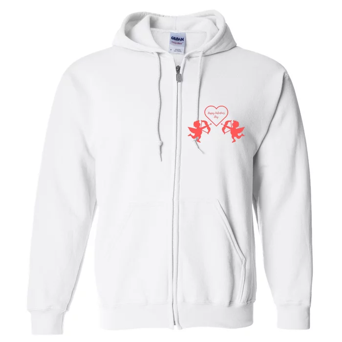 Happy ValentineS Day Full Zip Hoodie