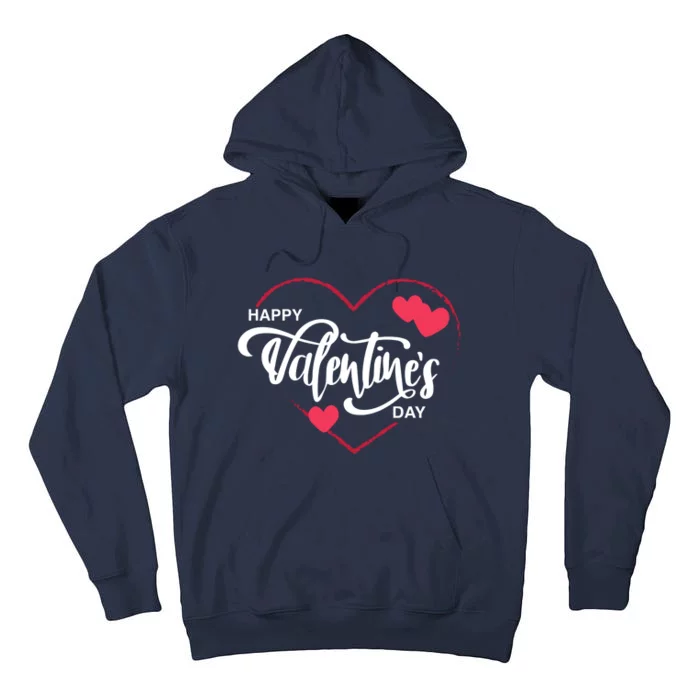 Happy Valentines Day Heart Cute Gift Tall Hoodie