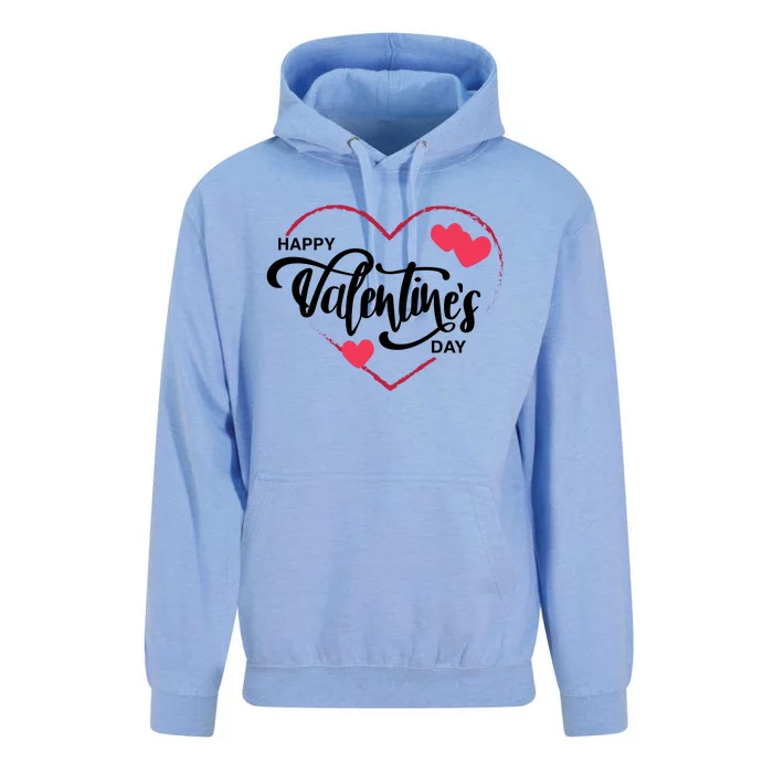 Happy Valentines Day Heart Cute Gift Unisex Surf Hoodie