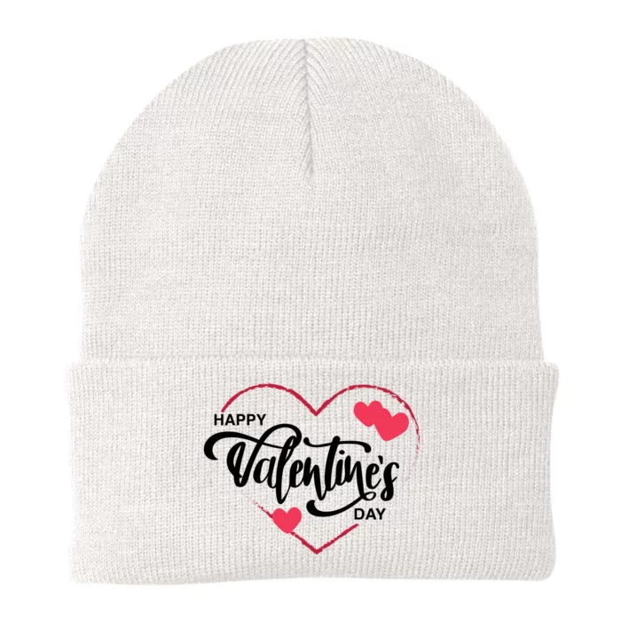 Happy Valentines Day Heart Cute Gift Knit Cap Winter Beanie