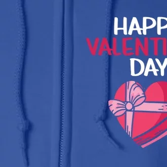 Happy Valentine's Day Chocolate Lover Sweets Eater Love Gift Full Zip Hoodie