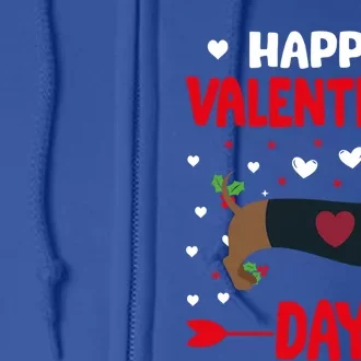 Happy Valentine's Day Dachshund Happy Valentine's Day Great Gift Full Zip Hoodie