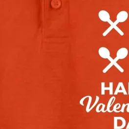 Happy Valentines Day Funny Design For Donuts Lovers Gift Dry Zone Grid Performance Polo