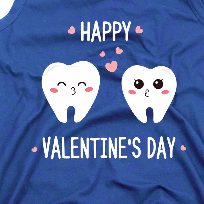 Happy Valentines Day Cute Teeth Dental Life Dental Hygienist Cute Gift Tank Top