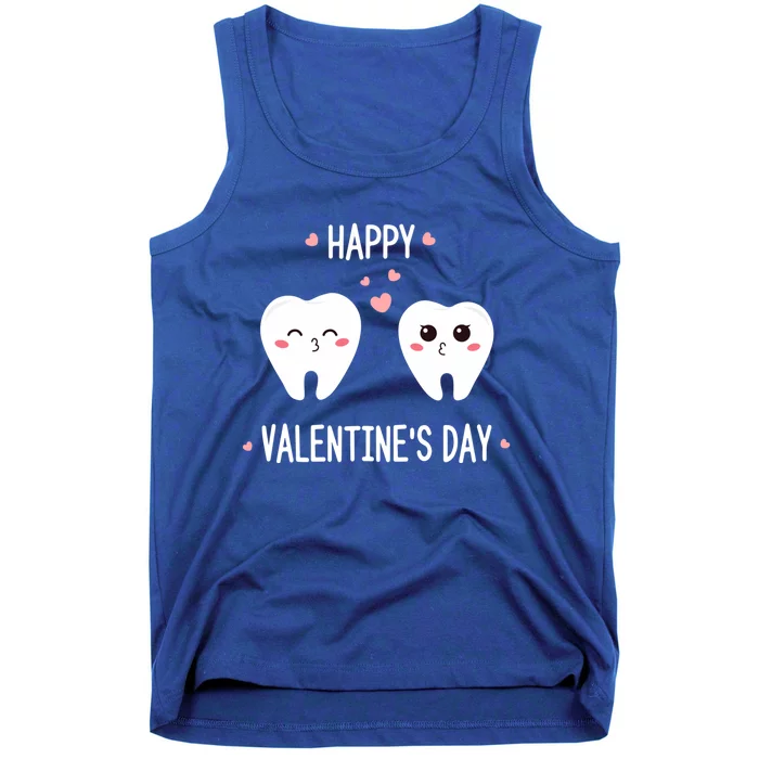 Happy Valentines Day Cute Teeth Dental Life Dental Hygienist Cute Gift Tank Top