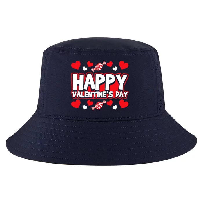 Happy Valentines Day Romantic Holiday February 14 Cool Comfort Performance Bucket Hat