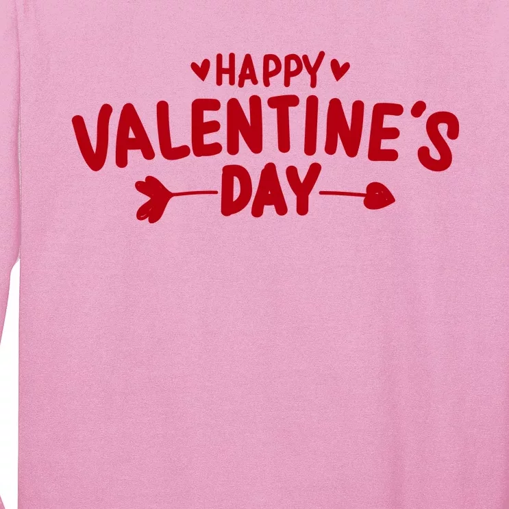 Happy Valentines Day Cute Holiday Gift Long Sleeve Shirt