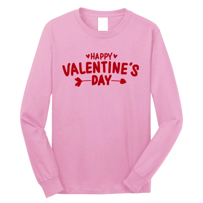 Happy Valentines Day Cute Holiday Gift Long Sleeve Shirt