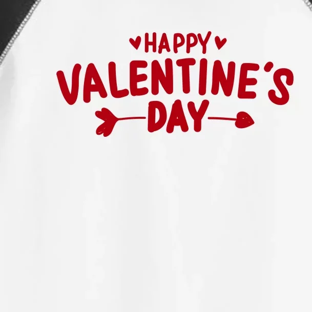 Happy Valentines Day Cute Holiday Gift Toddler Fine Jersey T-Shirt