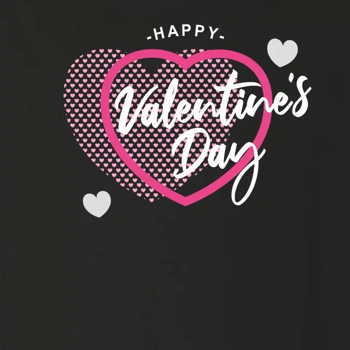 Happy Valentine's Day Toddler Long Sleeve Shirt