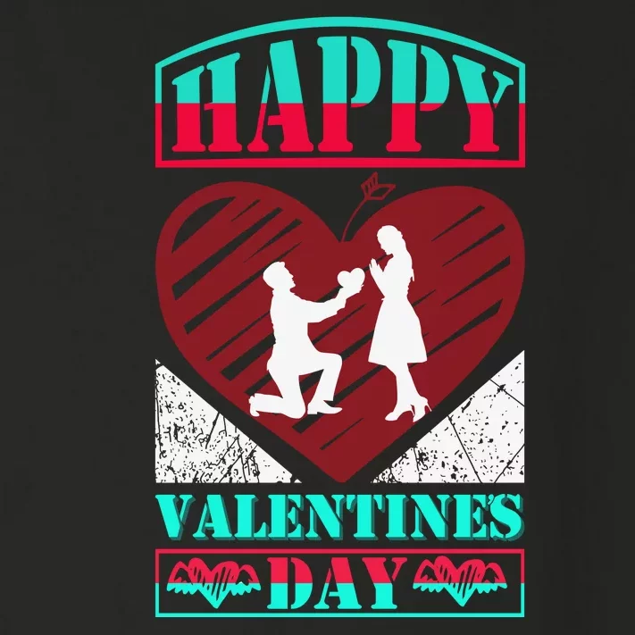 Happy Valentines Day Toddler Long Sleeve Shirt