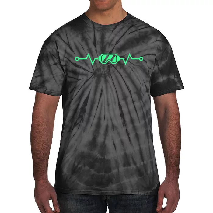 Heartbeat VR Developer & Gamer Virtual Reality Tie-Dye T-Shirt