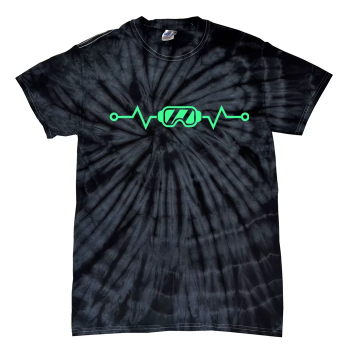 Heartbeat VR Developer & Gamer Virtual Reality Tie-Dye T-Shirt