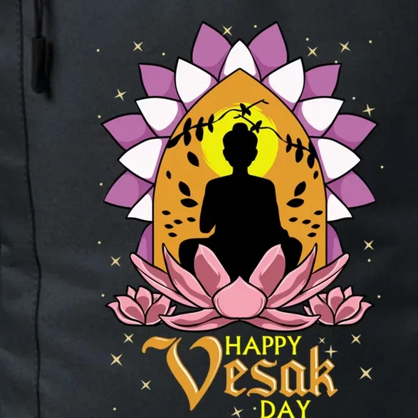 Happy Vesak Day Buddha Jayanti Buddha Purnima And Buddha Day Gift Daily Commute Backpack