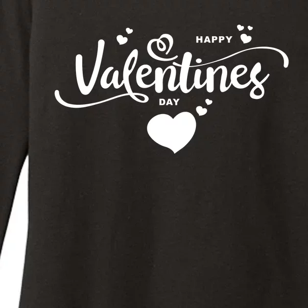 Happy Valentines Day Cute Romantic Womens CVC Long Sleeve Shirt