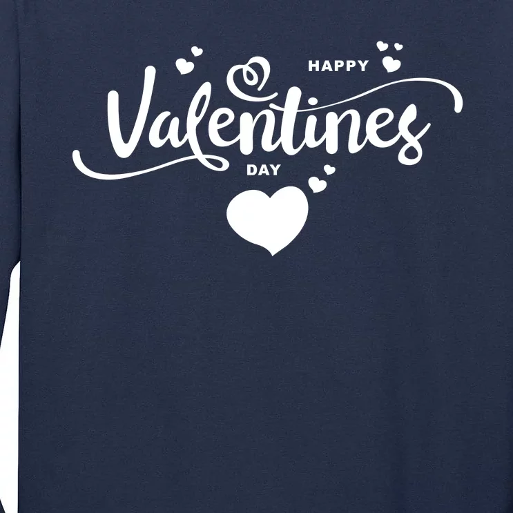 Happy Valentines Day Cute Romantic Tall Long Sleeve T-Shirt