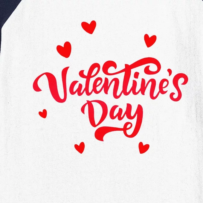 Happy Valentine's Day Baseball Sleeve Shirt