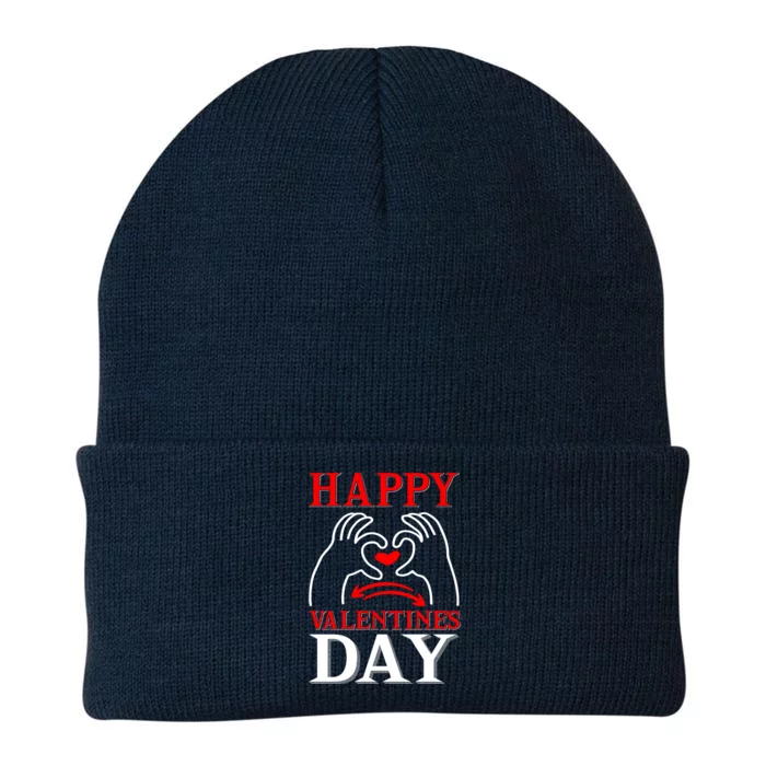 Happy Valentines Day Knit Cap Winter Beanie