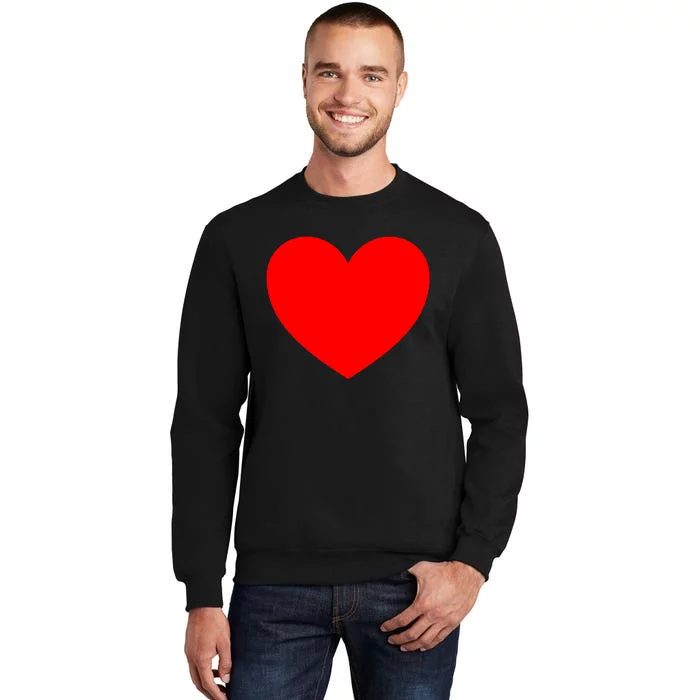 Heart Valentines Day Graphic Novelty Love Heart Tall Sweatshirt