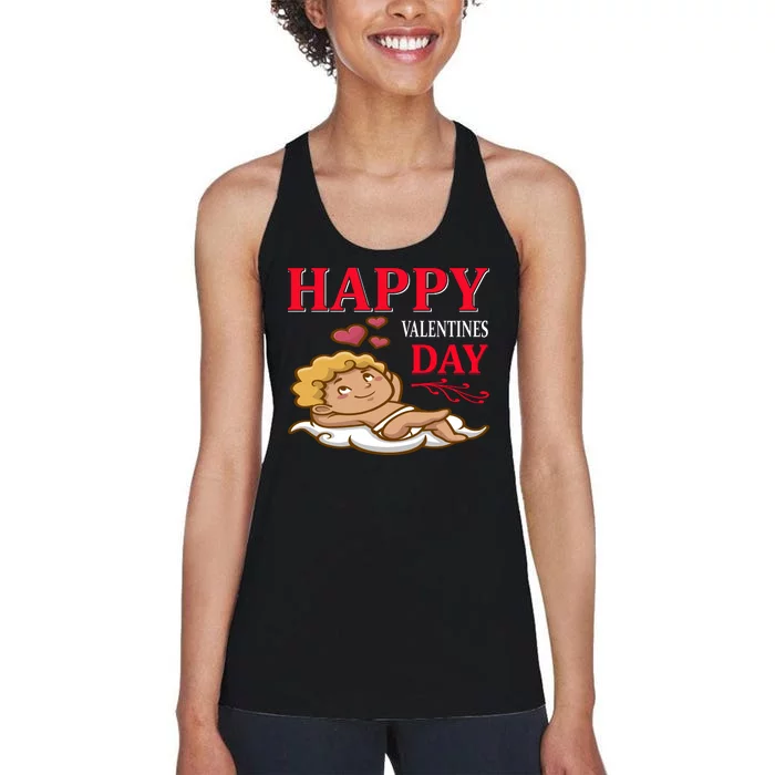 Happy Valentines Day Women's Racerback Tank