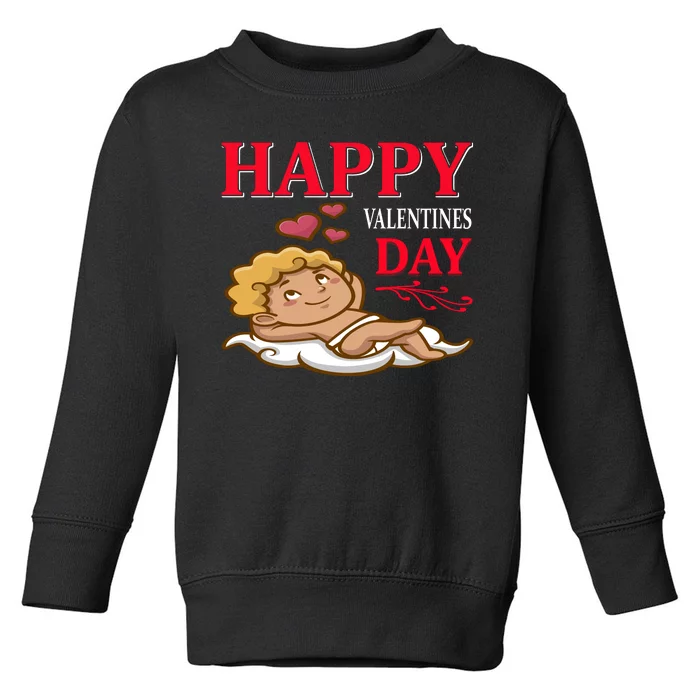 Happy Valentines Day Toddler Sweatshirt