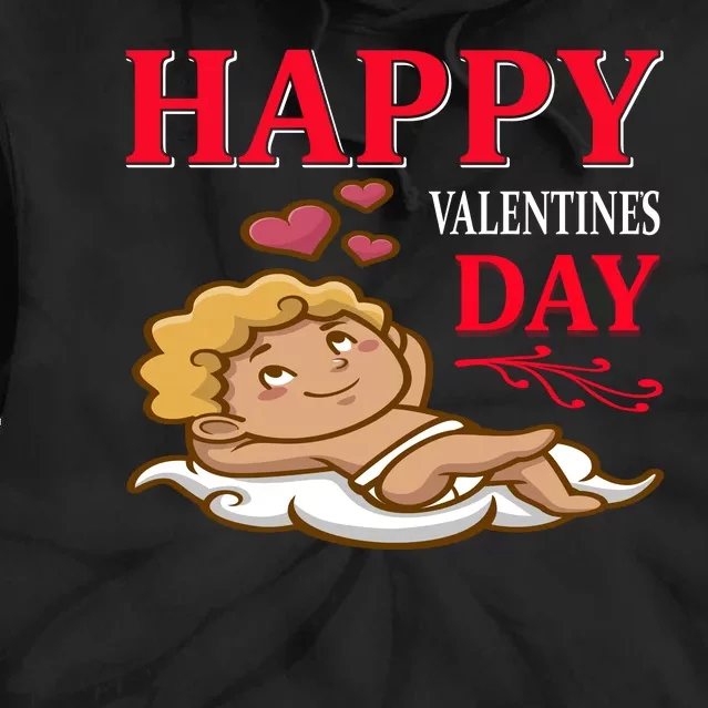 Happy Valentines Day Tie Dye Hoodie