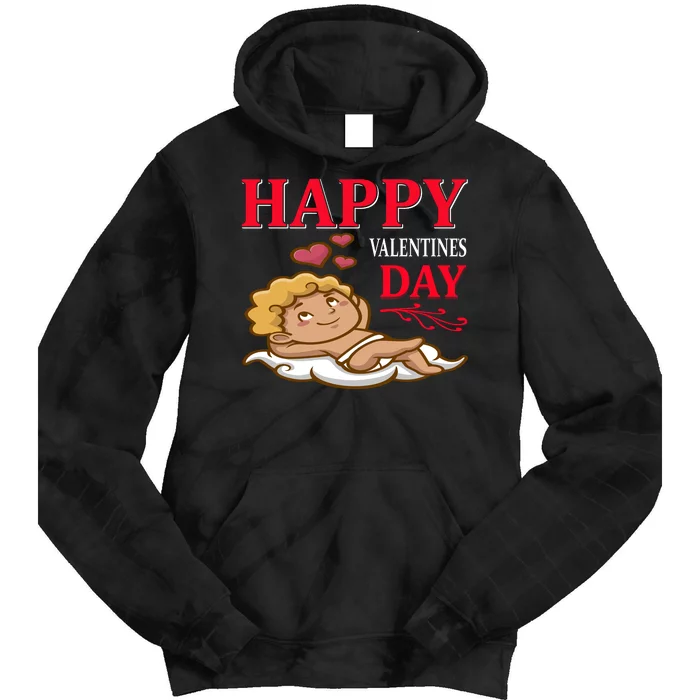 Happy Valentines Day Tie Dye Hoodie