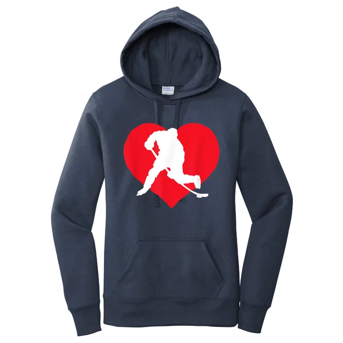 Hockey Valentine Day Funny Gift For Hockey Lover Gifts Women's Pullover Hoodie