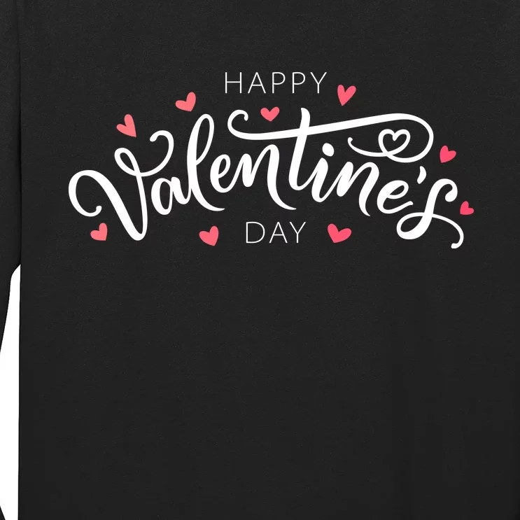 Happy Valentines Day Logo Long Sleeve Shirt