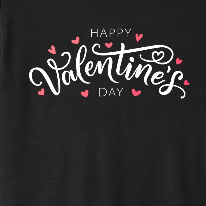 Happy Valentines Day Logo ChromaSoft Performance T-Shirt