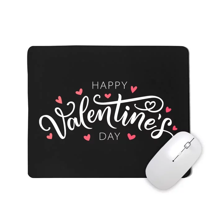 Happy Valentines Day Logo Mousepad