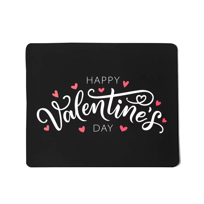 Happy Valentines Day Logo Mousepad