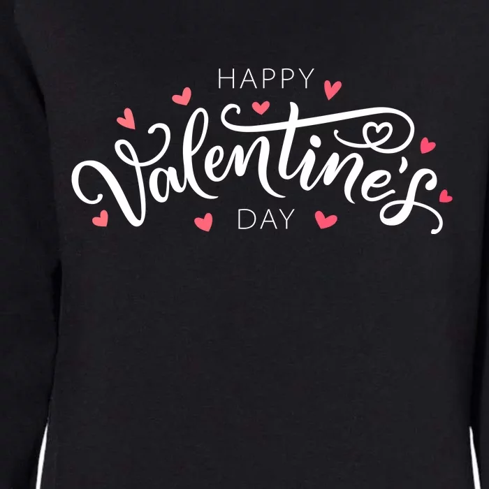 Happy Valentines Day Logo Womens California Wash Sweatshirt