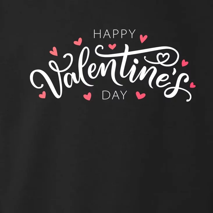 Happy Valentines Day Logo Toddler Hoodie