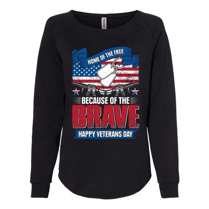 Happy Veterans Day T Womens California Wash Sweatshirt