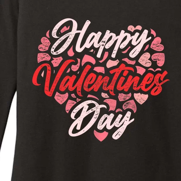 Happy Valentines Day Womens CVC Long Sleeve Shirt