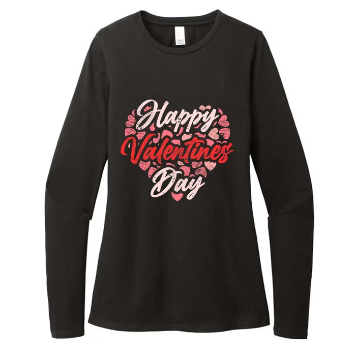 Happy Valentines Day Womens CVC Long Sleeve Shirt