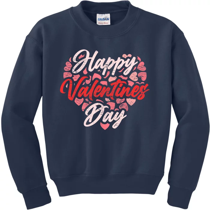 Happy Valentines Day Kids Sweatshirt