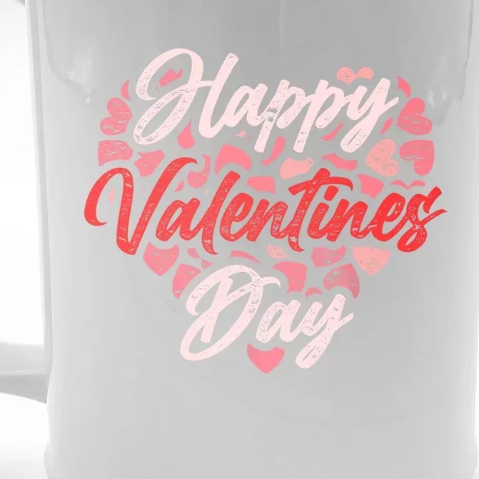 Happy Valentines Day Front & Back Beer Stein