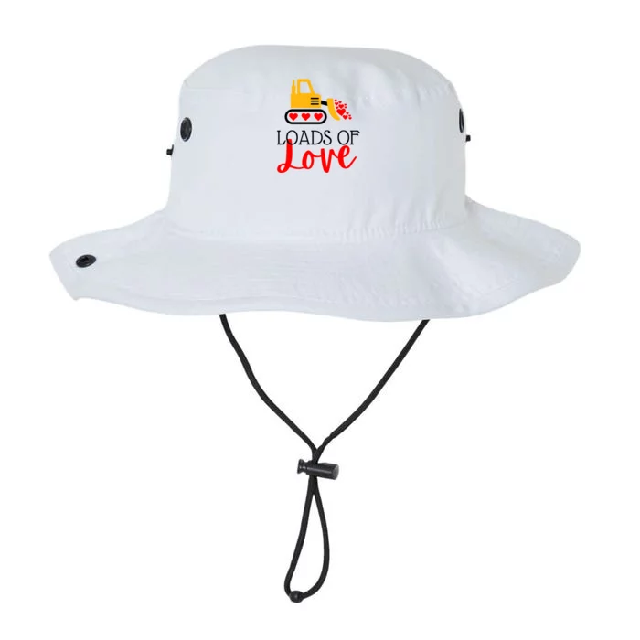 Happy Valentines Day Excavator Loads Of Love Great Gift Legacy Cool Fit Booney Bucket Hat