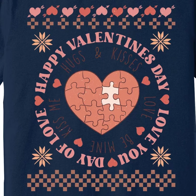 Happy Valentine's Day Day Of Love Love You Ugly Premium T-Shirt