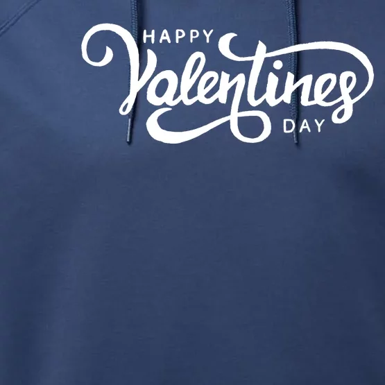 Happy Valentines Day Cute Holiday Gift Performance Fleece Hoodie